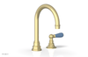 JAMESTOWN Single Handle Faucet - High Spout - Lever Handle with "Light Blue" Accents 165-06