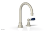 JAMESTOWN Single Handle Faucet - High Spout - Lever Handle with "Navy Blue" Accents 165-06