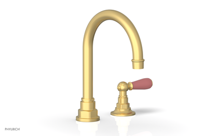 JAMESTOWN Single Handle Faucet - High Spout - Lever Handle with "Pink" Accents 165-06