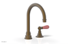 JAMESTOWN Single Handle Faucet - High Spout - Lever Handle with "Pink" Accents 165-06