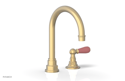 JAMESTOWN Single Handle Faucet - High Spout - Lever Handle with "Pink" Accents 165-06