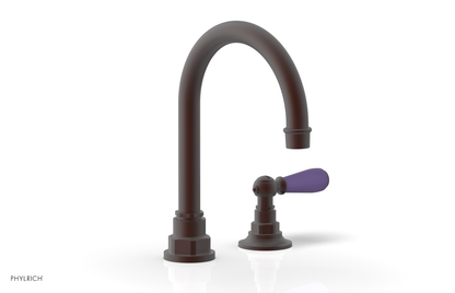 JAMESTOWN Single Handle Faucet - High Spout - Lever Handle with "Purple" Accents 165-06