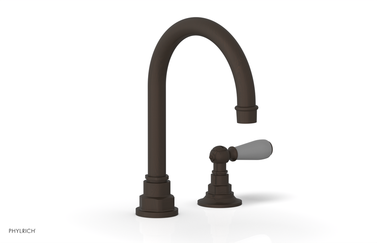 JAMESTOWN Single Handle Faucet - High Spout - Lever Handle with "Grey" Accents 165-06