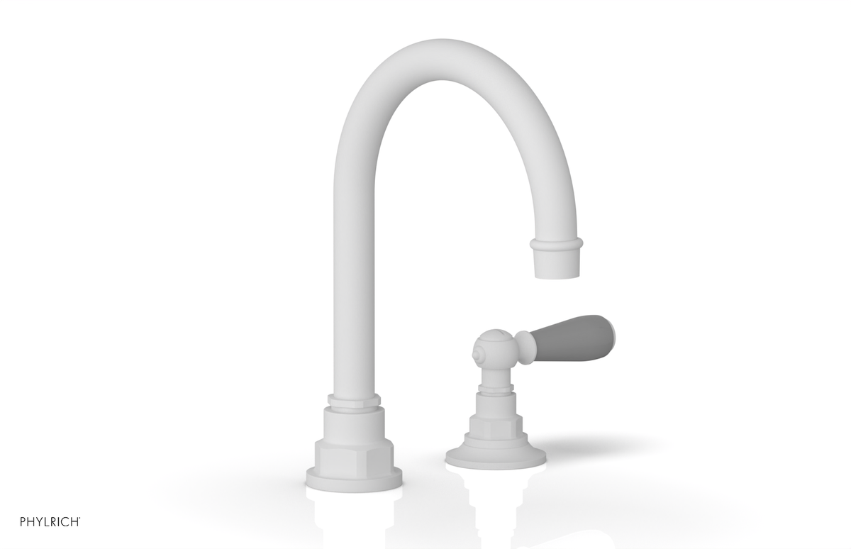 JAMESTOWN Single Handle Faucet - High Spout - Lever Handle with "Grey" Accents 165-06