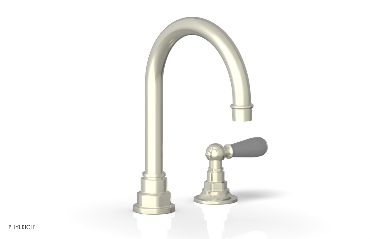 JAMESTOWN Single Handle Faucet - High Spout - Lever Handle with "Grey" Accents 165-06