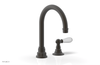 JAMESTOWN Single Handle Faucet - High Spout - Lever Handle with "White" Accents 165-06
