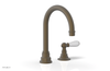 JAMESTOWN Single Handle Faucet - High Spout - Lever Handle with "White" Accents 165-06