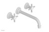 JAMESTOWN Wall Lavatory Set - 10" Spout - Cross Handle 165-11-10