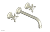 JAMESTOWN Wall Lavatory Set - 10" Spout - Cross Handle 165-11-10