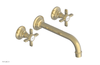 JAMESTOWN Wall Tub Set - Cross Handle 165-56