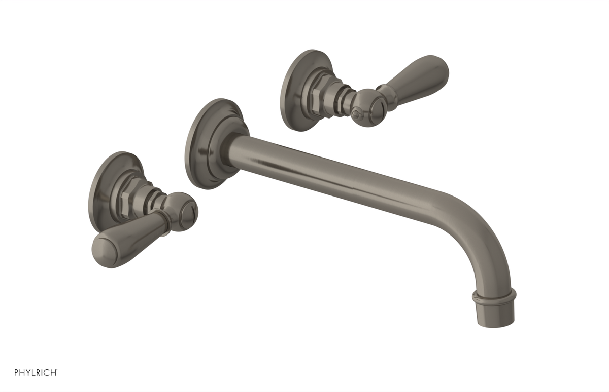 JAMESTOWN Wall Lavatory Set - 10" Spout - Lever Handle 165-12-10