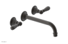 JAMESTOWN Wall Lavatory Set - 10" Spout - Lever Handle 165-12-10