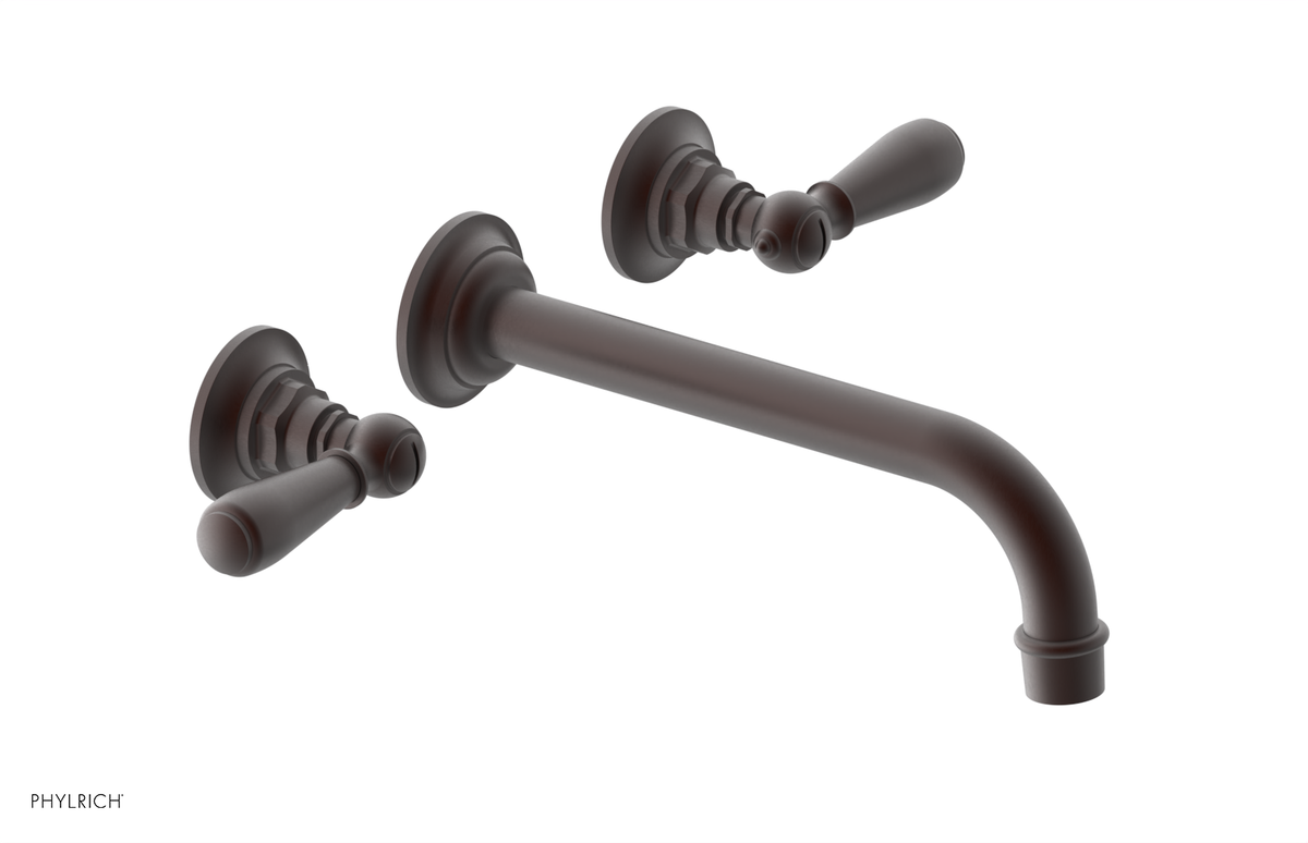 JAMESTOWN Wall Lavatory Set - 10" Spout - Lever Handle 165-12-10