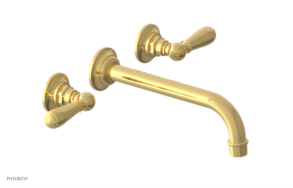 JAMESTOWN Wall Lavatory Set - 10" Spout - Lever Handle 165-12-10