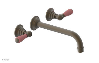 JAMESTOWN Wall Tub Set - 10" Spout - Lever Handle with "Pink" Accents 165-57-10