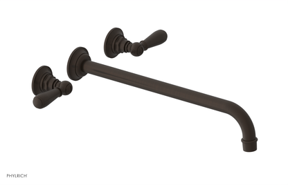 JAMESTOWN Wall Lavatory Set - 14" Spout - Lever Handle 165-12-14