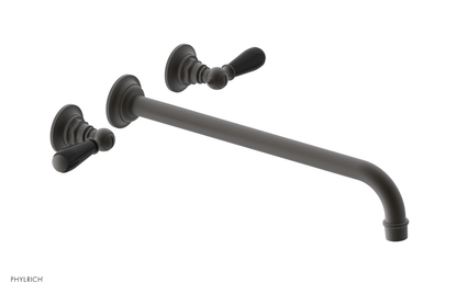 JAMESTOWN Wall Tub Set - 14" Spout - Lever Handle with "Black" Accents 165-57-14
