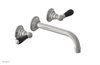 JAMESTOWN Wall Lavatory Set - Lever Handle with "Black" Accents 165-12