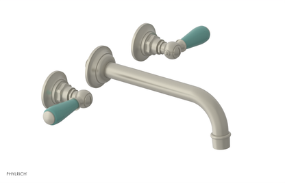 JAMESTOWN Wall Tub Set - Lever Handle with "Turqoise" Accents 165-57