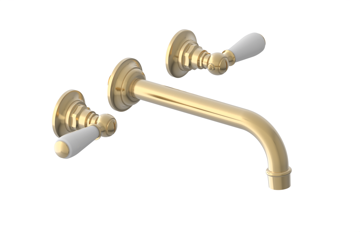 JAMESTOWN Wall Lavatory Set - Lever Handle 165-12