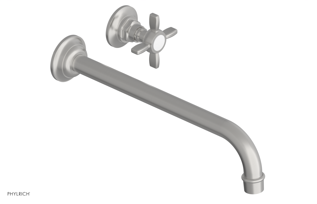 JAMESTOWN Single Handle Wall Lavatory Set - 12" Spout 165-15-12