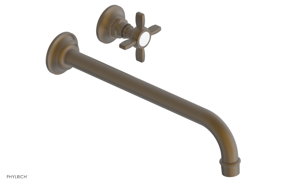 JAMESTOWN Single Handle Wall Lavatory Set - 12" Spout 165-15-12