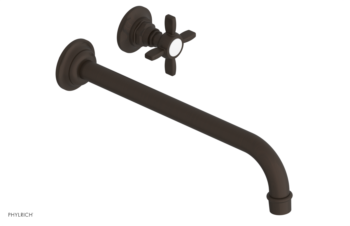 JAMESTOWN Single Handle Wall Lavatory Set - 12" Spout 165-15-12
