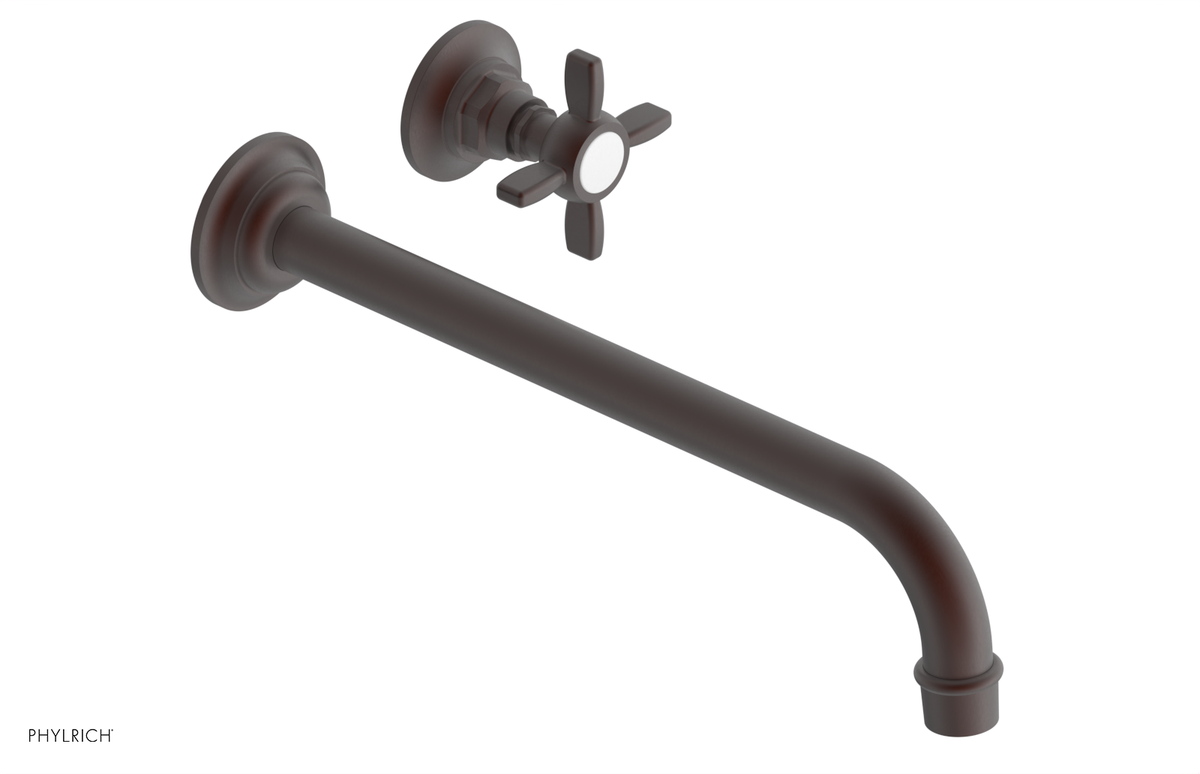 JAMESTOWN Single Handle Wall Lavatory Set - 12" Spout 165-15-12