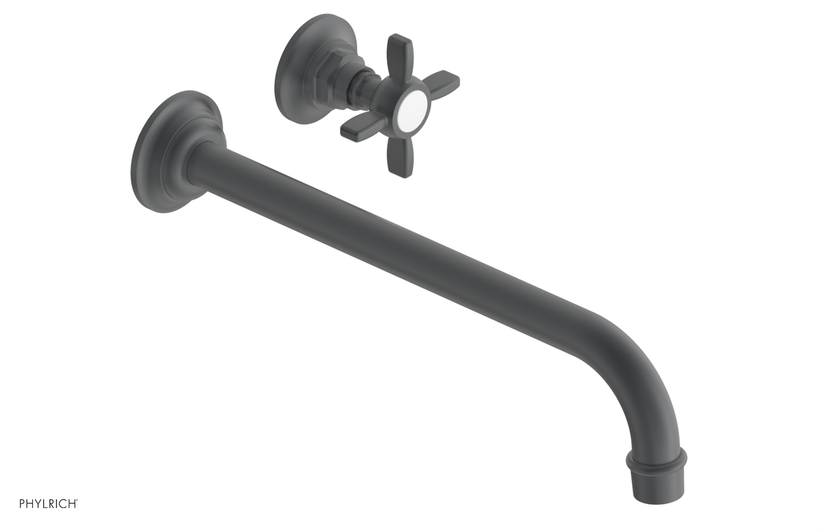 JAMESTOWN Single Handle Wall Lavatory Set - 12" Spout 165-15-12
