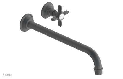 JAMESTOWN Single Handle Wall Lavatory Set - 12" Spout 165-15-12