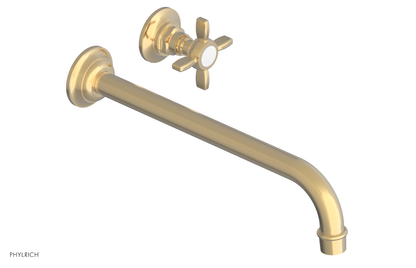 JAMESTOWN Single Handle Wall Lavatory Set - 12" Spout 165-15-12