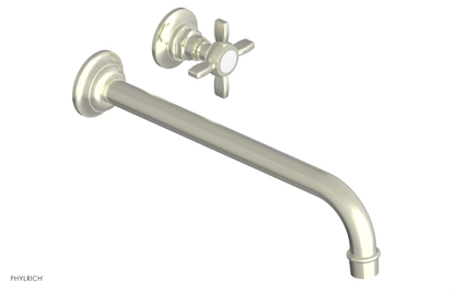 JAMESTOWN Single Handle Wall Lavatory Set - 12" Spout 165-15-12