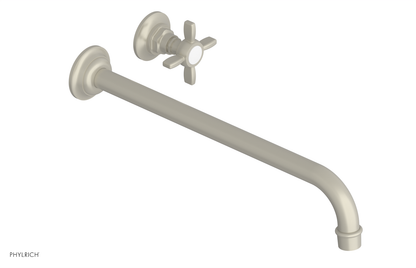 JAMESTOWN Single Handle Wall Lavatory Set - 14" Spout 165-15-14