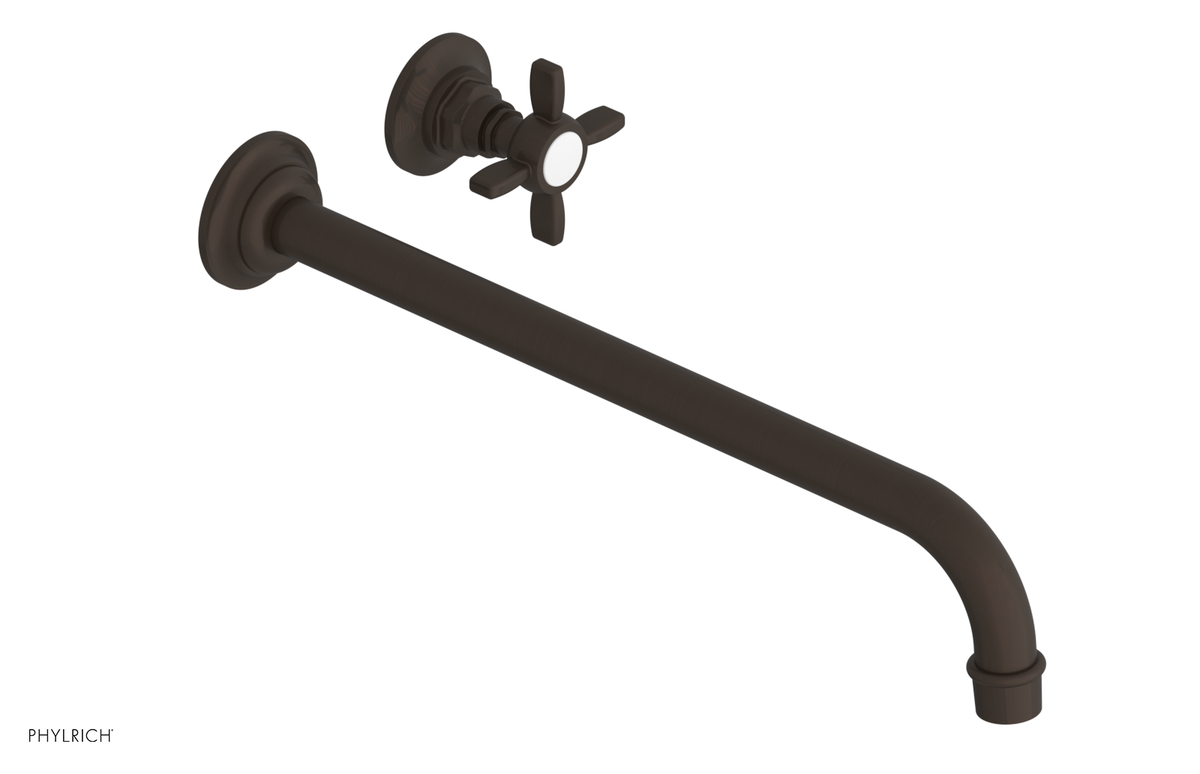 JAMESTOWN Single Handle Wall Lavatory Set - 14" Spout 165-15-14