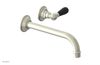 JAMESTOWN Single Handle Wall Lavatory Set - 10" Spout with "Black" Accents 165-16-10