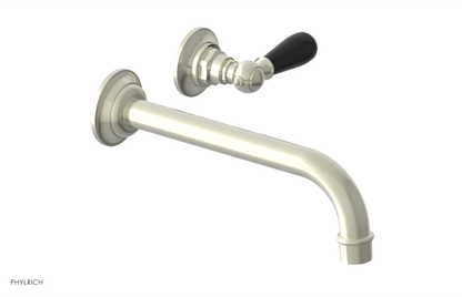 JAMESTOWN Single Handle Wall Lavatory Set - 10" Spout with "Black" Accents 165-16-10