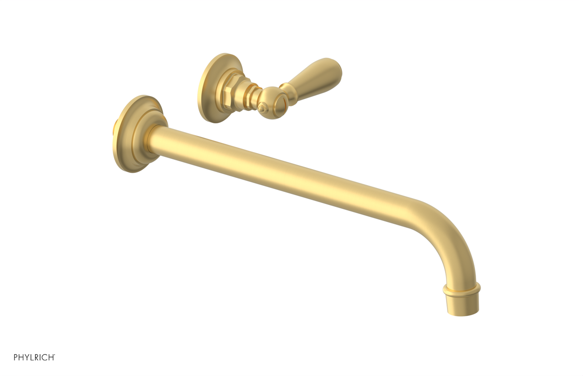 JAMESTOWN Single Handle Wall Lavatory Set - 12" Spout 165-16-12