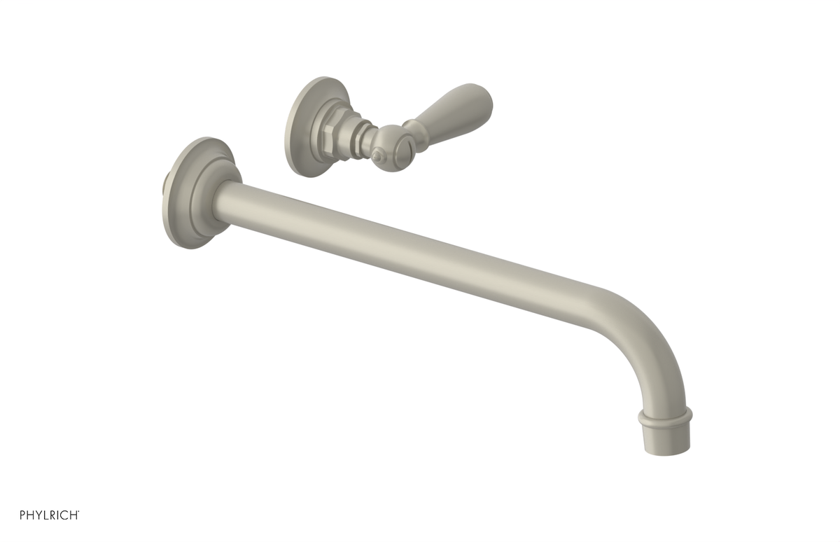 JAMESTOWN Single Handle Wall Lavatory Set - 12" Spout 165-16-12