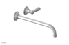 JAMESTOWN Single Handle Wall Lavatory Set - 12" Spout 165-16-12