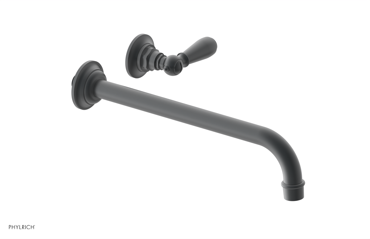 JAMESTOWN Single Handle Wall Lavatory Set - 12" Spout 165-16-12