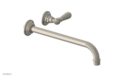 JAMESTOWN Single Handle Wall Lavatory Set - 12" Spout 165-16-12