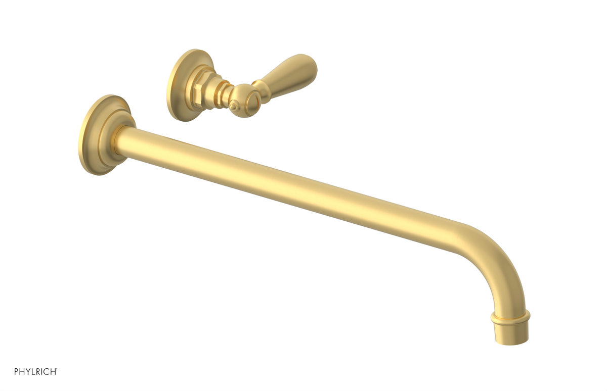JAMESTOWN Single Handle Wall Lavatory Set - 14" Spout 165-16-14