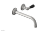 JAMESTOWN Single Handle Wall Lavatory Set with "Black" Accents 165-16