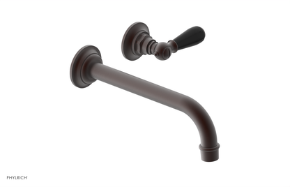 JAMESTOWN Single Handle Wall Lavatory Set with "Black" Accents 165-16