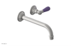 JAMESTOWN Single Handle Wall Lavatory Set with "Purple" Accents 165-16