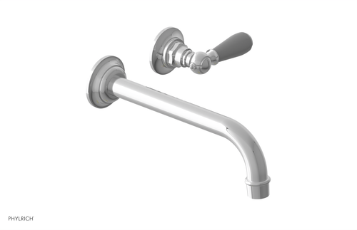 JAMESTOWN Single Handle Wall Lavatory Set with "Grey" Accents 165-16