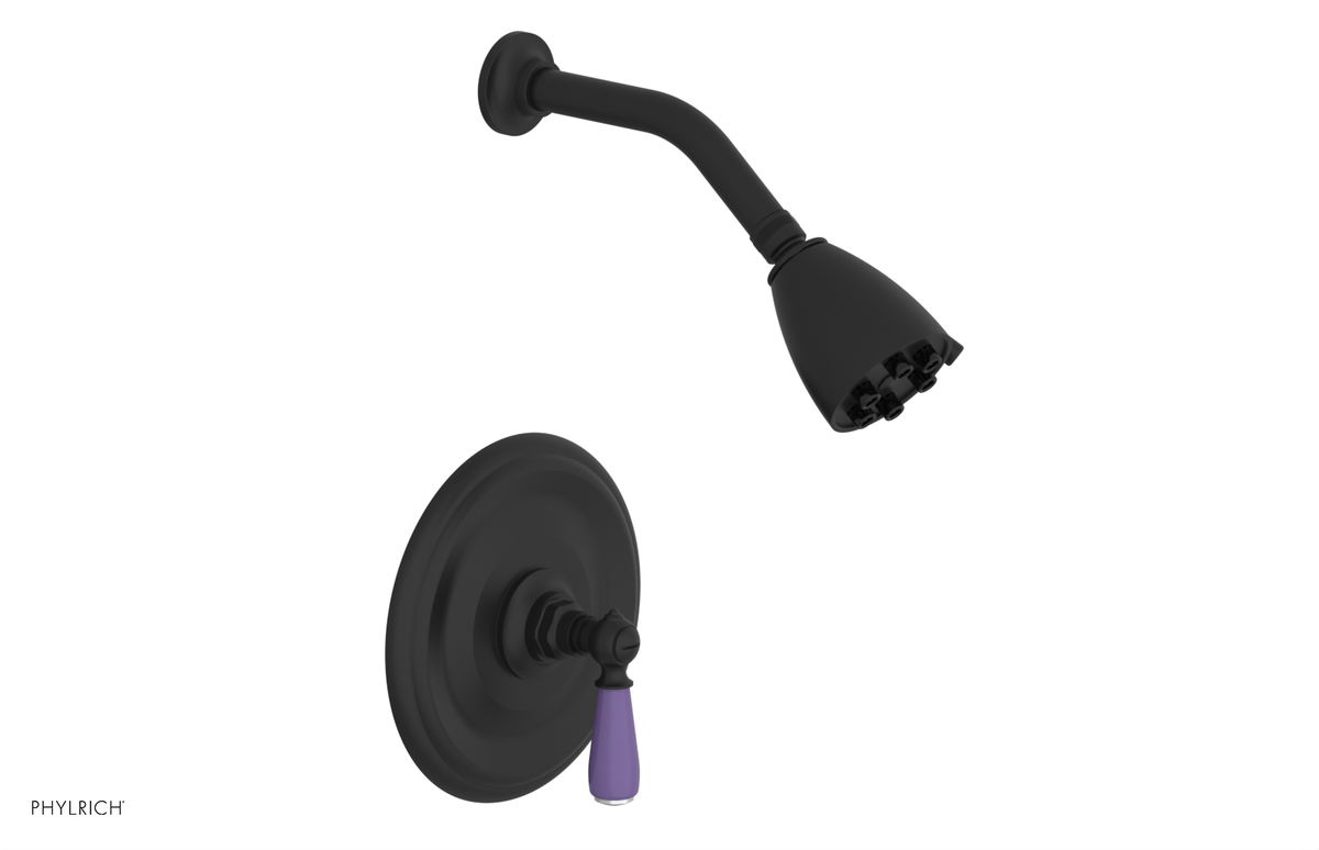 JAMESTOWN - Pressure Balance Shower Set - Lever Handle with "Purple" Accents 165-22