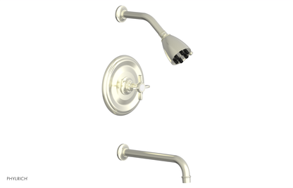 JAMESTOWN - 10" Pressure Balance Tub & Shower Set - Cross Handle 165-26-10