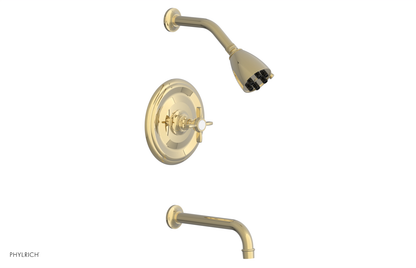 JAMESTOWN - Pressure Balance Tub & Shower Set - Cross Handle 165-26