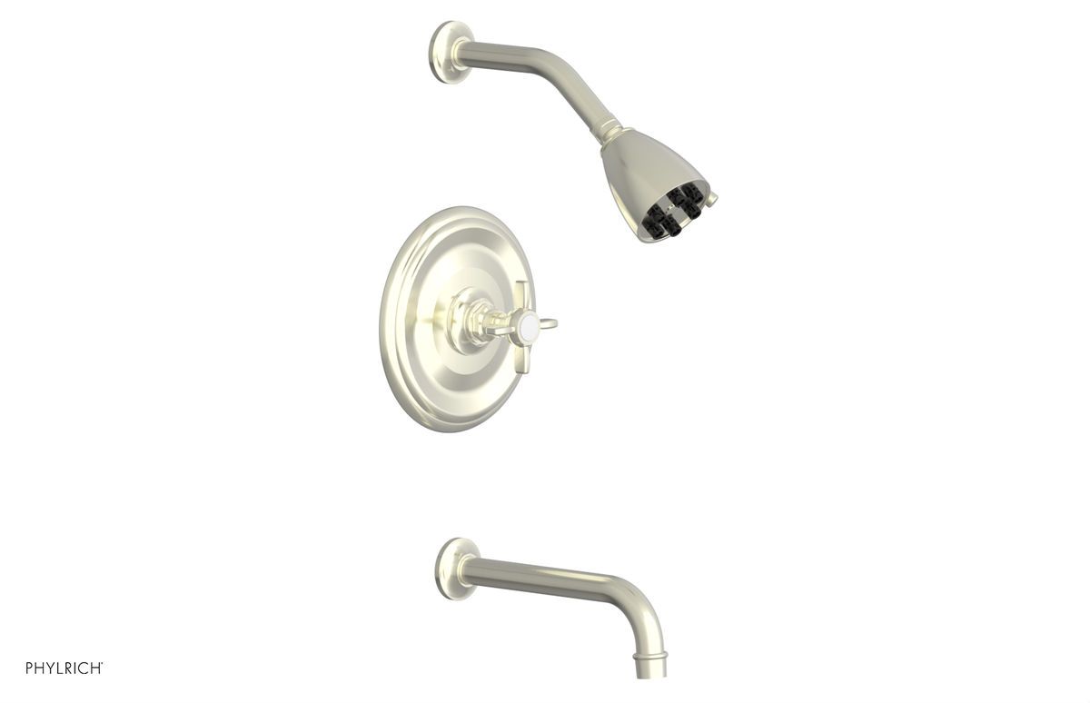 JAMESTOWN - Pressure Balance Tub & Shower Set - Cross Handle 165-26